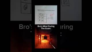 Bro's Mind During The Exam😭#Minecraft#fyp #Minecraftshorts #fypシ #viral #minecraftviral #funnyanswer