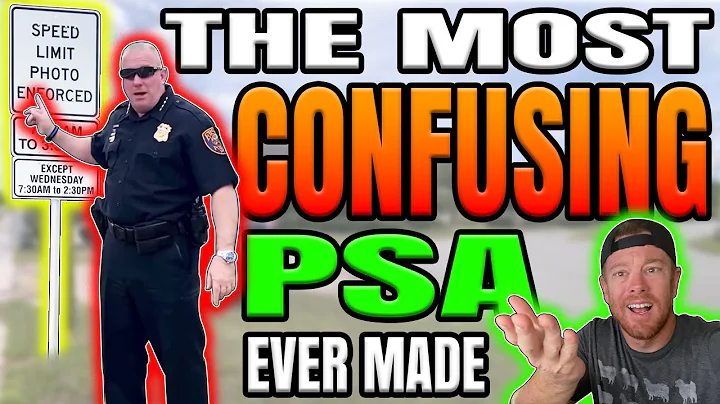 School Zone Camera and the MOST Confusing PSA I’ve Ever Heard - Eustice Chief Craig Capri