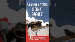 1954 Corvette Sandblasting Explained 🔥 Classic Car Restoration Done Right #vintagecars #corvette