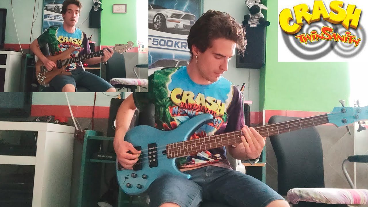 CRASH TWINSANITY - ROCK SLIDE - RUMBLE - GUITAR AND BASS COVER ...