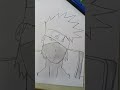 Kakashi hatake shorts viral subscribe art support drawing kakashi