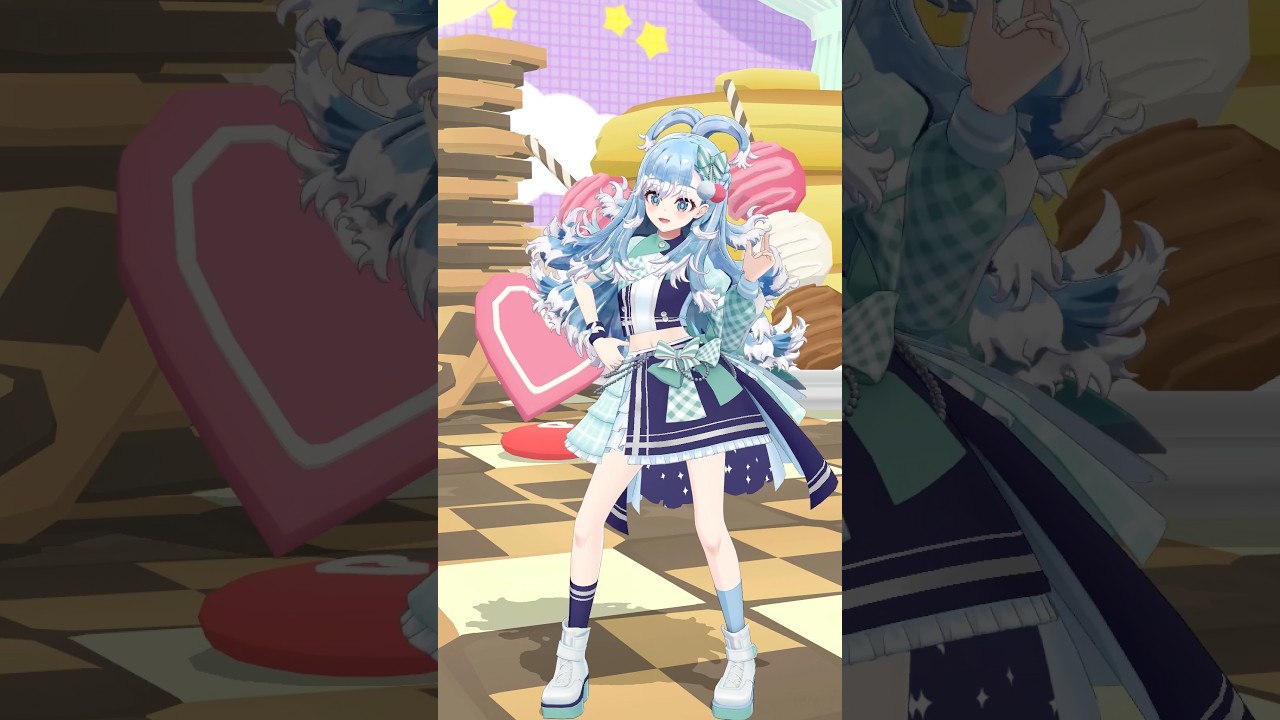 Dancing cutely today!! uwu 🩵✨ #shorts #prettycure #dancevideo #hololive #kobokanaeru