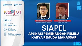 🔴NGOBROL VIRTUAL : Siapel, Aplikasi Pemenangan Pemilu Karya Pemuda Makassar screenshot 3