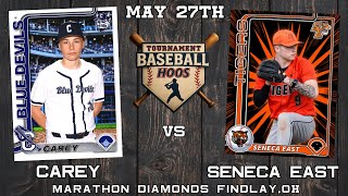 OHSAA Baseball Carey vs Seneca East DVI District Semifinal 5-27-26