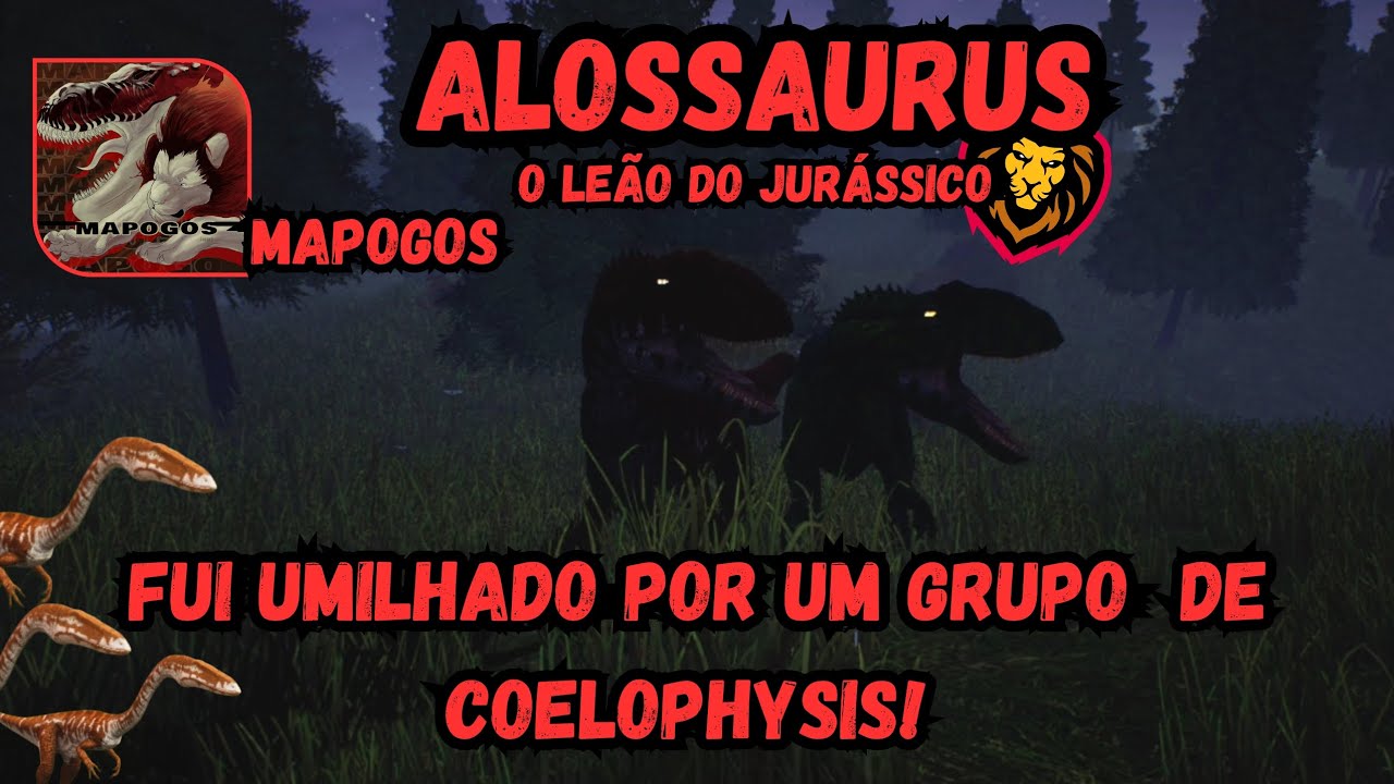 FUI UMILHADO POR UM GRUPO DE COELOPHYSIS | MAPOGOS | GAMEPLAY DE ALOSSAURUS | #TCI @REXPLAYtci 