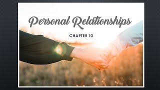 Personal Development┃Chapter 10┃Personal Relationship