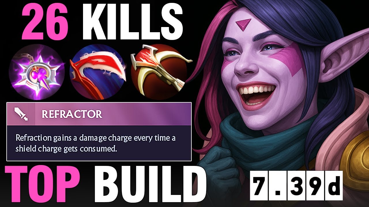 26 KILLS Templar Assassin EASY Lane DOMINATION – Dota 2 Patch 7.39d Imba Build