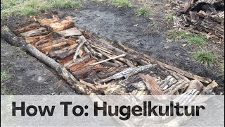 How to Make a Permaculture Garden Bed Out of WOOD / Hugelkultur
