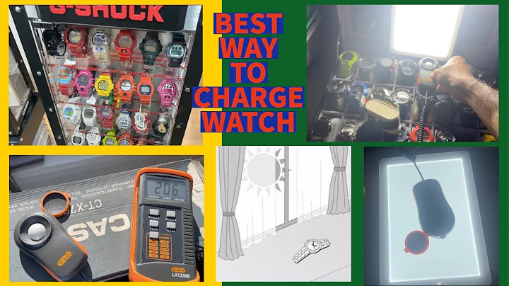 Best Way to Charge a Solar Watch - Most Effective Tools and how to charge multiple watches - GShock