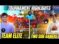 TEAM ELITE & TWO SIDE GAMERS OVER POWER GAMEPLAY | 1V3 CLUTCH| ROCKY AND RDX