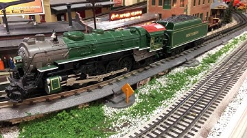 MTH Railking Southern Railway 4-8-2 Mohawk #1481 Steam Locomotive Test Run