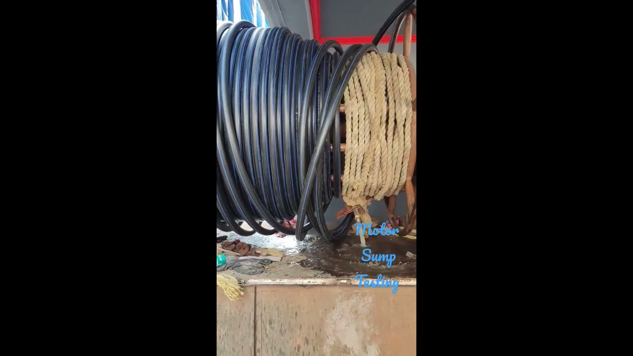 Submersible Pump Sump Testing 6hp 60 Stages 