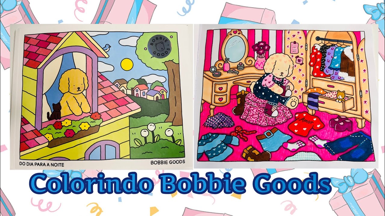 Colorindo Bobbie Goods,Look do dia - YouTube