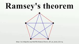 Ramsey's theorem