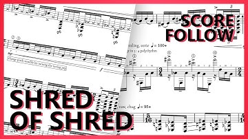 Shred of Shred (2024) for Solo Guitar (With Score)