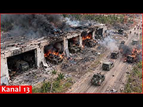 Les drones FPV ukrainiens traquent leurs cibles russes : frappes dévastatrices à Donetsk