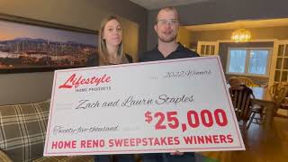 2022 Sweepstakes Winners Lifestyle Home Products