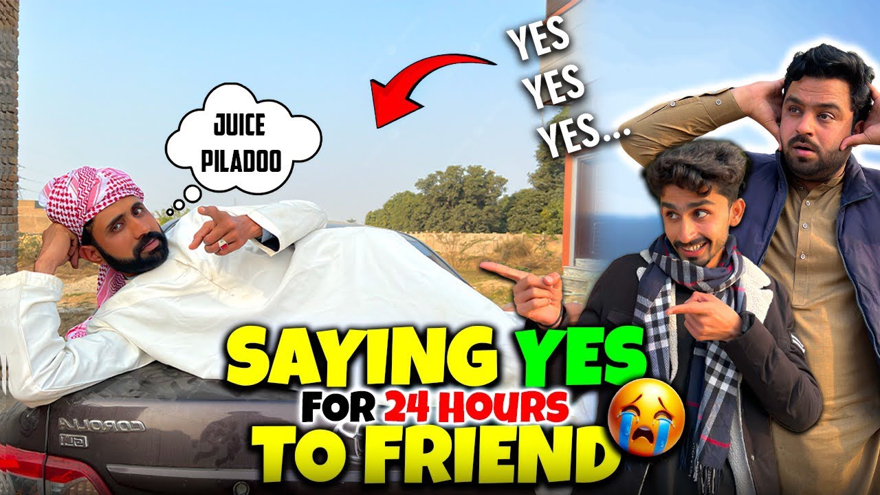 Asghar say 24 hours k liyee karwaya saying yes 😂