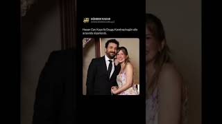 Hasan Can Kaya ile Duygu Karabaş bugün aile arasında nişanlandı.