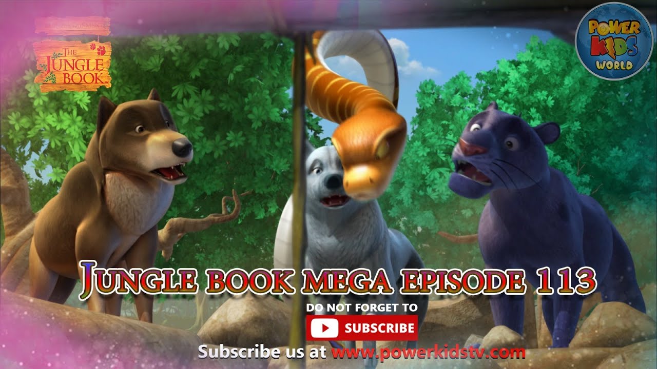 Jungle book cartoon Mowgli MEGA EPISODE 113 Animation Series