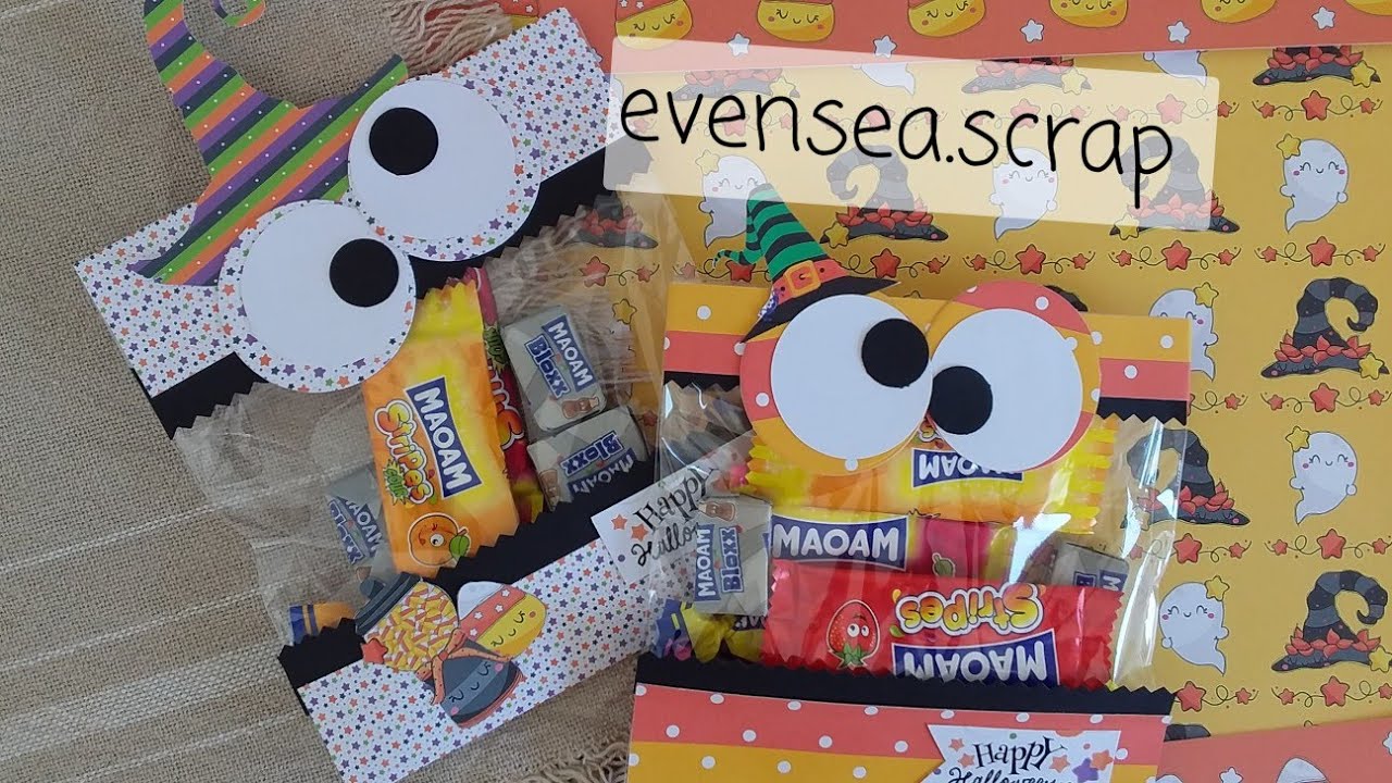 GOMANCHE Sacs De Bonbons D'Halloween, 100 Sacs De Bonbons Transparents Pour Halloween Avec 100 Fils D'Attache, 4 Styles De Sacs De Bonbons En