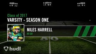 Hudl 2017 QB Niles Harrell Varsity Season '14