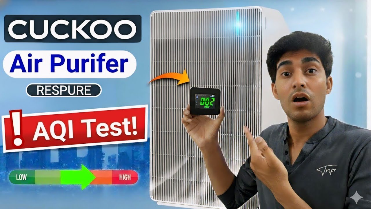 Testing India's Best Air Purifier | Cuckoo Respure Air Purifer Review