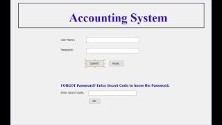 Celebrity Accounting Software- JAVA GUI Application part 5 Profile