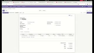 Create Purchase order and Generate GRN Screencast from 22 07 24 03:42:36 PM IST