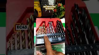 1 Set Mata Bor isi 16 Pcs Lengkap Merk J-LD #alattukang #matabor #perkakas