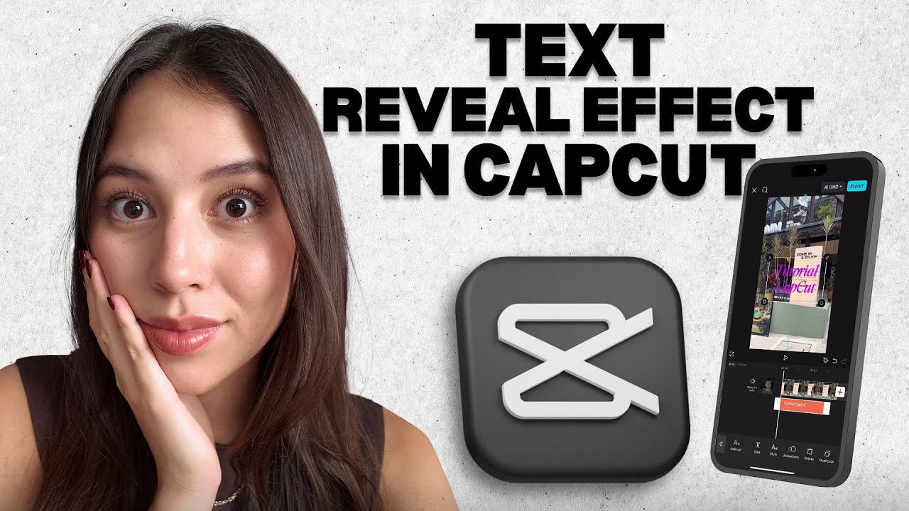 How to Create a Walk Past Text Reveal in CapCut (Step-by-Step Tutorial ...