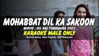 mohabbat dil ka sakoon karaoke tanpa vocal pria