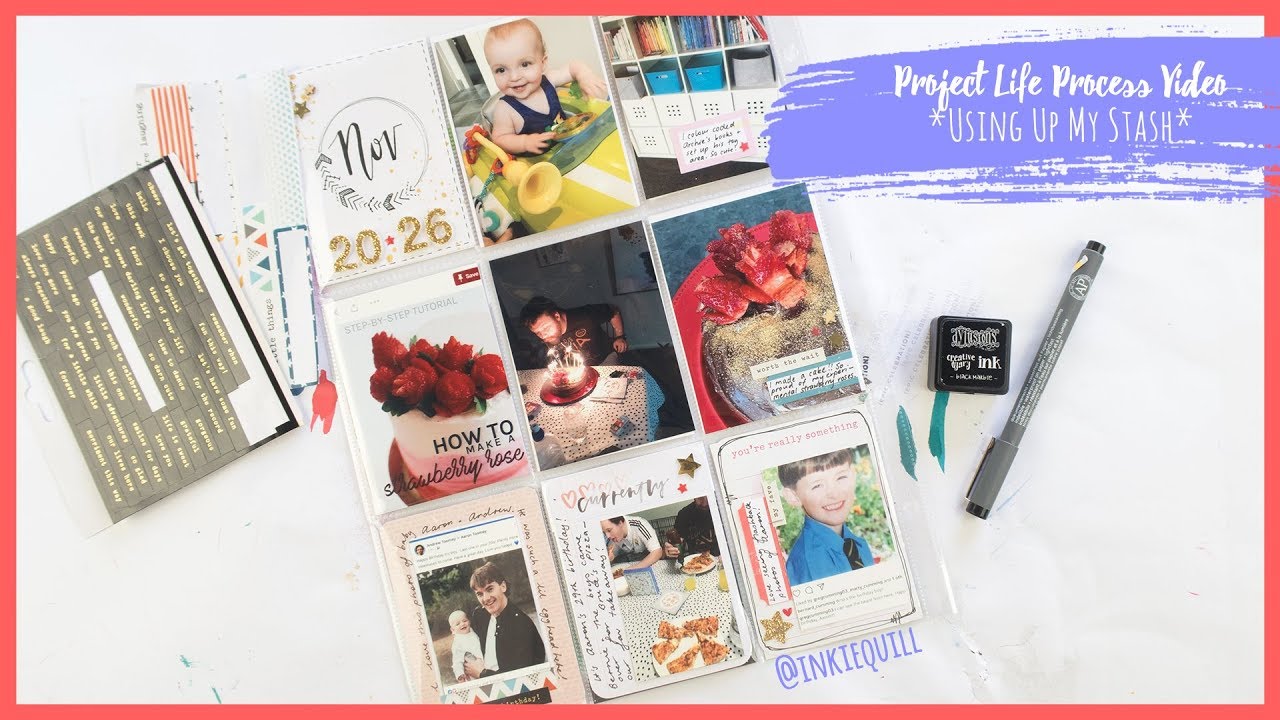 Project Life Process Video ~ Let's Get Into Our Stash!! + + + INKIE QUILL