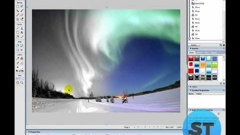 Adobe Fireworks CS3 Tutorial: Fading a Picture from Black and White to Color