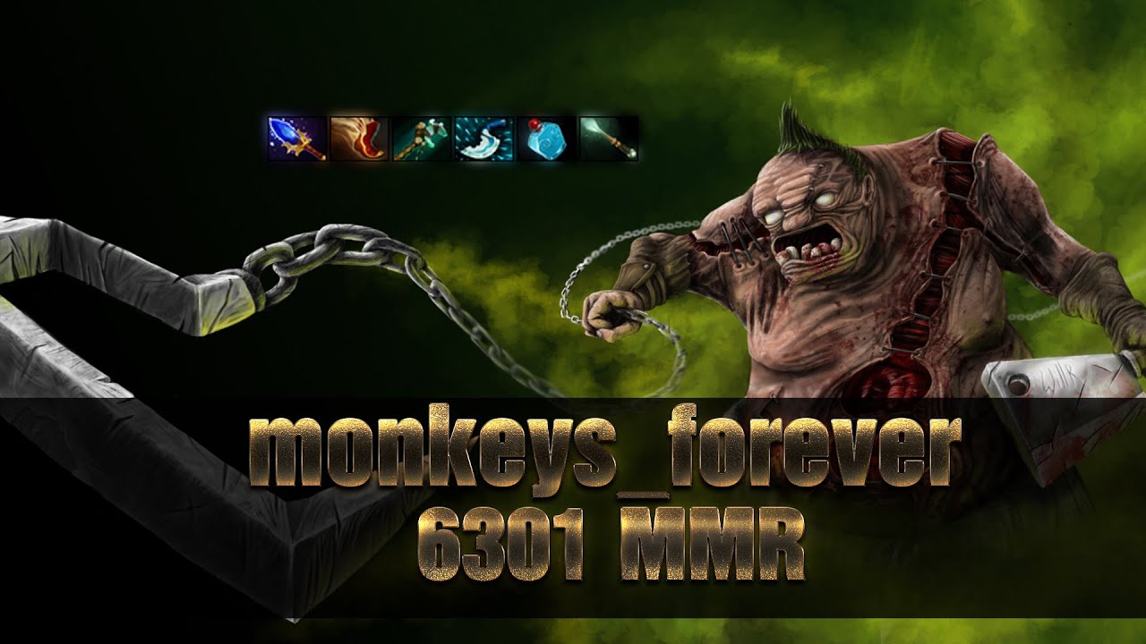 monkeys_forever Pudge (6301 MMR) - vol #1 - YouTube