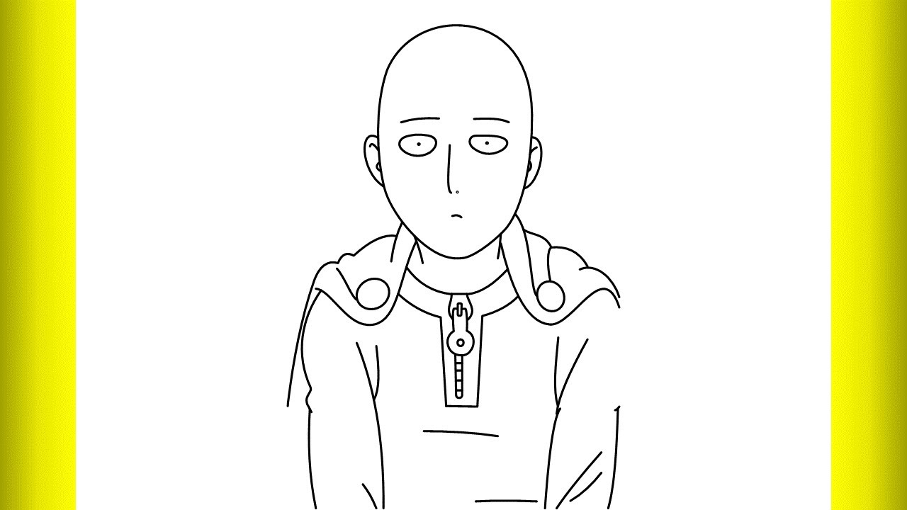 How To Draw Saitama Step By Step | Drawing Creation - YouTube