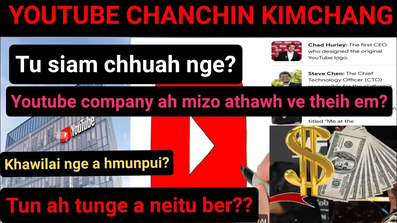 Youtube neitu te chanchin,tu ta nge?khawinge ahmunpui?bengvar nan lo ngaithla ve rawh le..👋