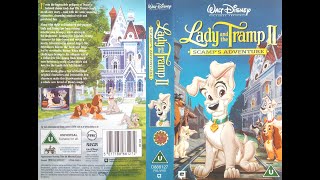 Lady and the Tramp 2 - Scamp's Adventure (2001, UK VHS)