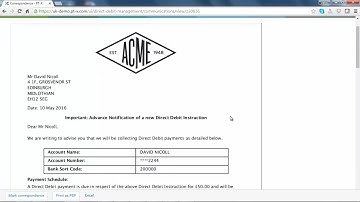 PT X Payments Direct Debit Management