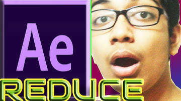 Adobe After Effects HD: How To RENDER HD Videos In SMALL File Size