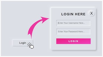 Popup Login HTML CSS 2023 | how to create popup login form using html and css 2023