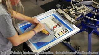 How To Screen Print: Full Front, Left Sleeve &amp; Back Collar Test