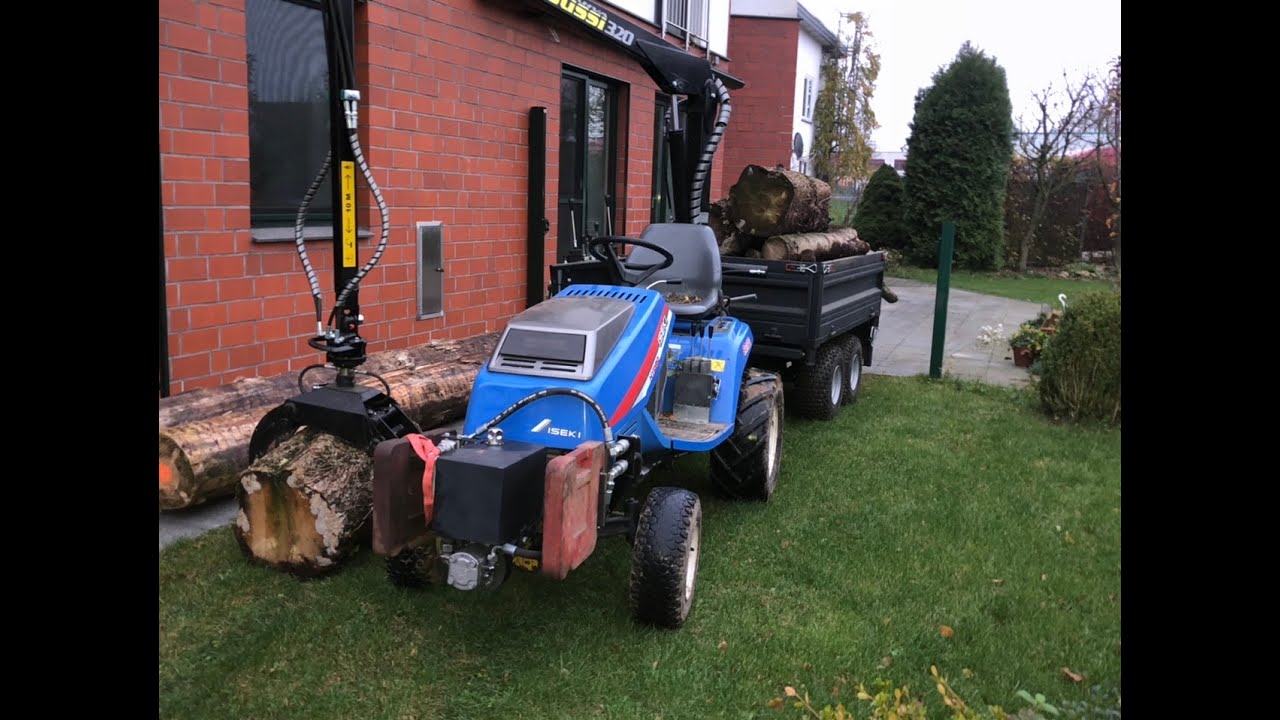 Iseki SG 173 Rasentraktor Umbau Eigenbau Anhänger