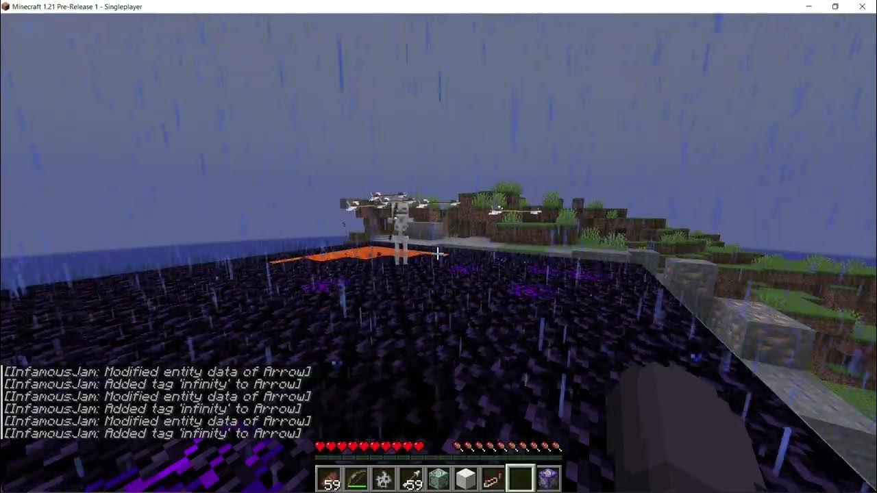 Gojo's Infinity in Minecraft with only 2 commands - YouTube