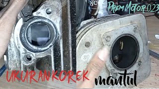 Ukuran porting blok f1zr grasstrack...|Prem Motor 023 part 2