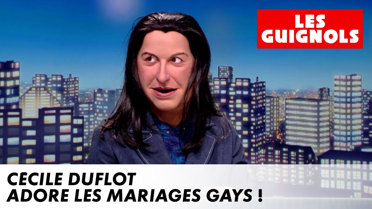 Cécile Duflot adore les mariages gays ! - Les Guignols - CANAL+