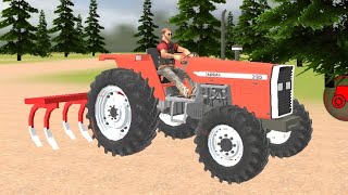 মার্কিন গ্রামের ট্রাক্টর চাষ | US Village Tractor Farming Sim | Android Gameplay Level 3 JDYCH  screenshot 2
