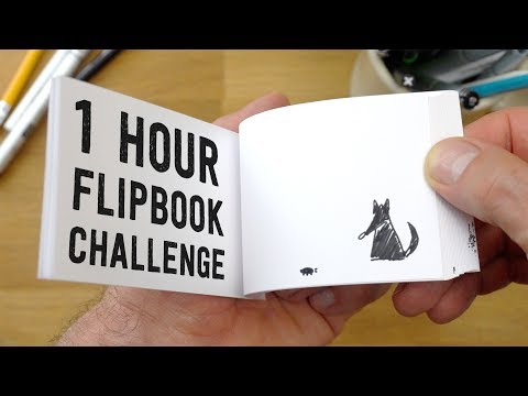 1 Hour Flipbook Challenge - based on my son's drawing