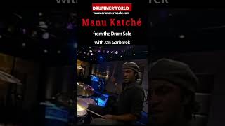 Manu Katché: SHORT DRUM SOLO with Jan Garbarek - #manukatche  #drummerworld