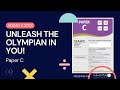 SEAMO X 2022 Training - Paper C (Part 1)